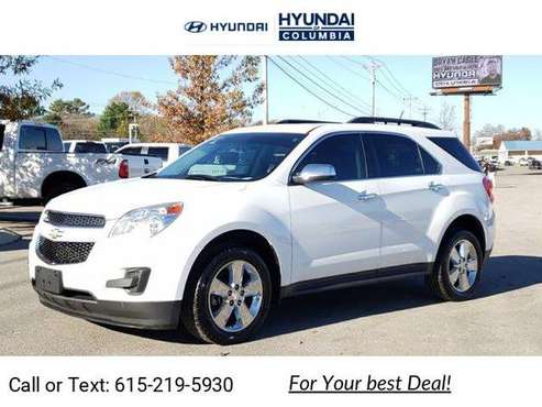 2015 Chevy Chevrolet Equinox LT suv White - cars & trucks - by... for sale in Columbia , TN