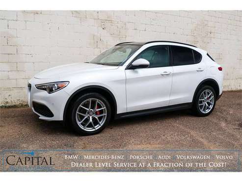 2018 Alfa Stelvio Crossover! Fun to Drive! Like a BMW X1 or Audi Q3! for sale in Eau Claire, IA