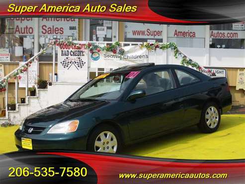 2001 Honda Civic Coupe, Only 99K!! Automatic, Trades R Welcome, Call... for sale in Seattle, WA