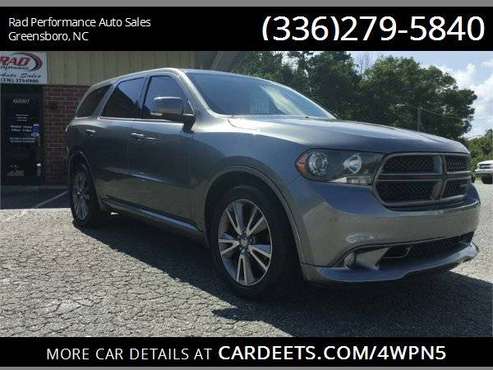 2013 DODGE DURANGO R/T - - by dealer - vehicle for sale in Greensboro, NC