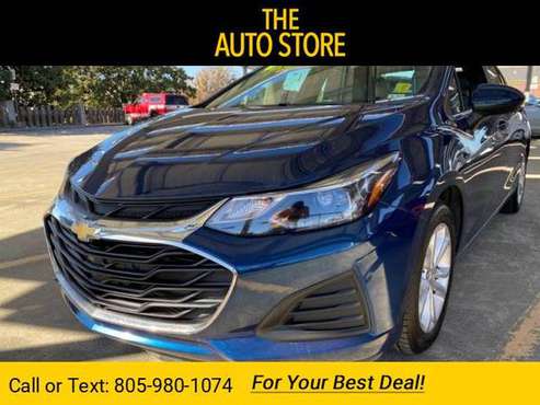 2019 Chevy Chevrolet Cruze LT sedan Pacific Blue Metallic - cars &... for sale in Salinas, CA