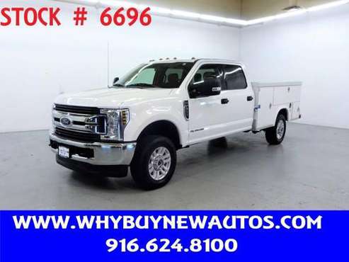 2019 Ford F350 Utility 4x4 Diesel Crew Cab XLT Only 19K for sale in Rocklin, OR