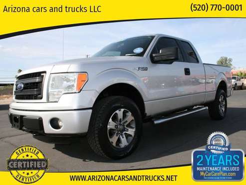 2014 Ford F-150 4X4 SuperCab Short bed V8 5.0L NEW TIRES ONE OWNER... for sale in Tucson, AZ