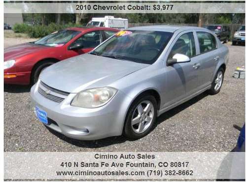 2010 Chevrolet Cobalt LT 4dr Sedan - cars & trucks - by dealer -... for sale in Fountain, CO