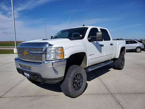 2012 Chevy 2500HD Crew Cab LT 4x4 Lifted Duramax for sale in Wahoo, NE