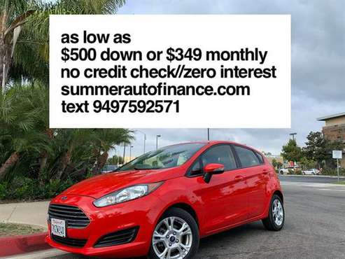 2014 FORD FIESTA SE AUTO 36-MPG BAD CREDIT OK LOW DOWN PAYMENT OF -... for sale in Costa Mesa, CA