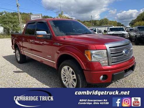 2011 Ford F-150 Platinum - cars & trucks - by dealer - vehicle... for sale in Cambridge, OH