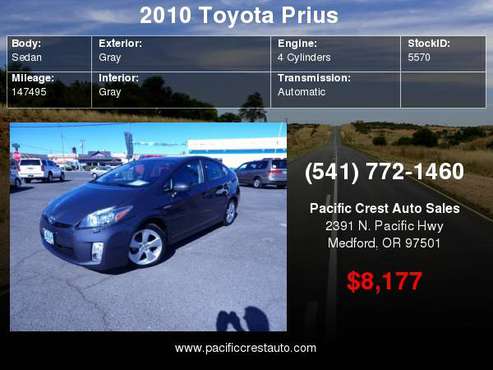 2010 Toyota Prius 5dr HB Package 5 for sale in Medford, OR