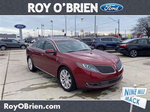 2015 Lincoln MKS sedan EcoBoost - Lincoln Ruby Red Metallic - cars &... for sale in St Clair Shrs, MI
