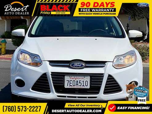 2014 Ford *Focus* *SE* $125/mo - cars & trucks - by dealer - vehicle... for sale in Palm Desert , CA