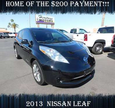 2013 Nissan LEAF NO GAS NEEDED 129 MPG EQIVALENT- Big Savings - cars... for sale in Casa Grande, AZ