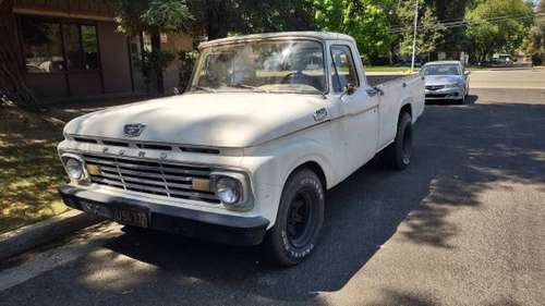 1963 FORD 250 daily driver runs great 390 v8 4 brl carb - cars & for sale in Fresno, CA