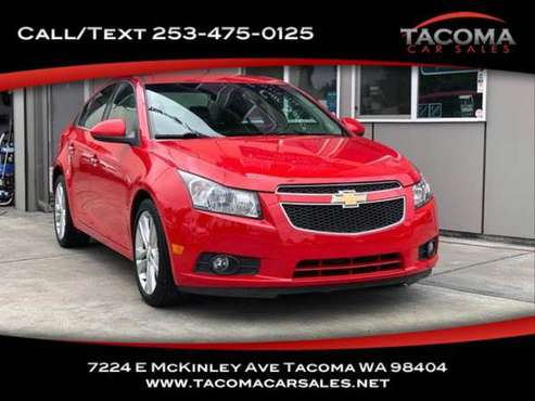 2014 Chevrolet Cruze 4dr Sdn LTZ - cars & trucks - by dealer -... for sale in Tacoma, WA