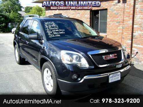 2008 GMC Acadia SLE-1 AWD - cars & trucks - by dealer - vehicle... for sale in Chelmsford, MA