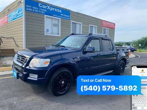 2007 FORD EXPLORER SPORT TRAC Limited $550 Down / $275 A Month for sale in Fredericksburg, VA
