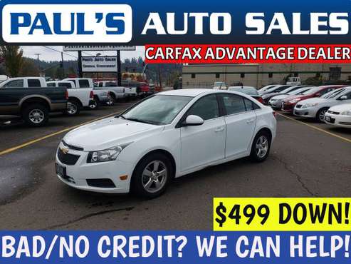 2012 CHEVROLET CRUZE LT *1ST TIME BUYERS ARE WELCOME HERE!!* for sale in Eugene, OR