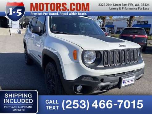 2018 Jeep Renegade Trailhawk SUV Renegade Jeep - - by for sale in Fife, WA
