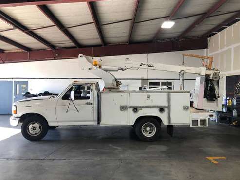 1997 FORD F350 TRUCK WITH BOOM LIFT - cars & trucks - by owner -... for sale in Albuquerque, NM