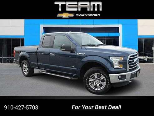 2016 Ford F150 XLT pickup Blue for sale in Swansboro, NC