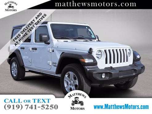 2019 Jeep Wrangler Unlimited Sport S - cars & trucks - by dealer -... for sale in Clayton, NC