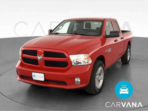2017 Ram 1500 Quad Cab Tradesman Pickup 4D 6 1/3 ft pickup Red - -... for sale in Ronkonkoma, NY