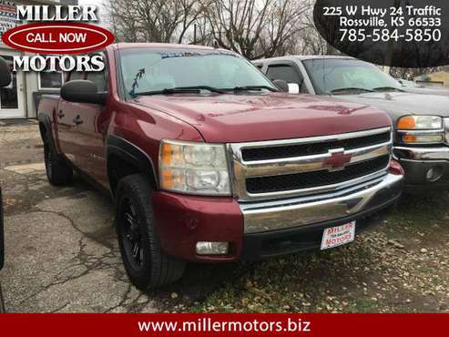 2007 Chevrolet Silverado 1500 LT Crew Cab 4WD - - by for sale in Rossville, KS