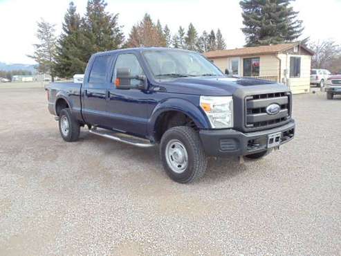 2011 Ford F250 XL 4X4 Crew Cab SB 98000 Miles - - by for sale in Columbia Falls, MT