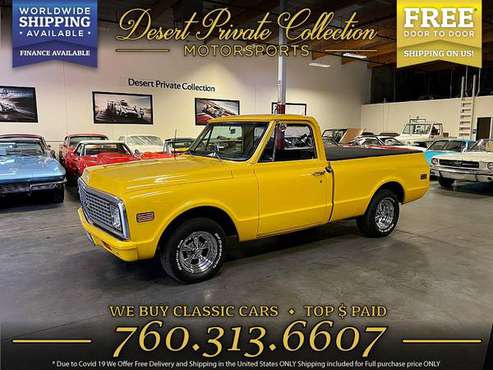 1971 Chevrolet c10 SHORT BED Pickup BIG ON STYLE - not budget! -... for sale in Palm Desert , CA