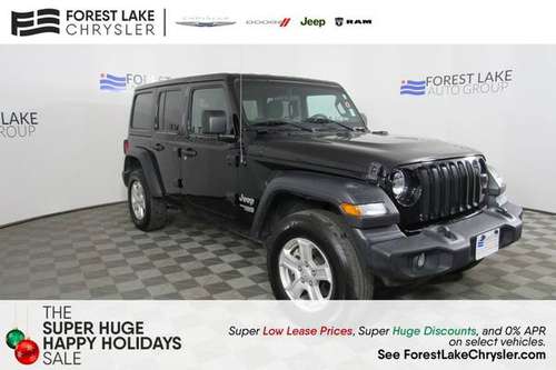 2019 Jeep Wrangler 4x4 4WD Unlimited Sport SUV - cars & trucks - by... for sale in Forest Lake, MN
