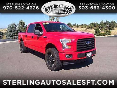 2017 Ford F-150 F150 F 150 4WD SuperCrew 139 XLT - CALL/TEXT T for sale in Sterling, CO