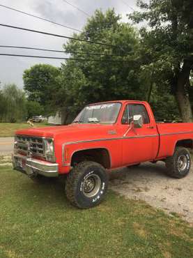 Red 1979 Chevrolet 4 X 4 truck for sale in Richmond, KY
