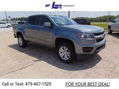 2019 Chevy Chevrolet Colorado 2WD LT pickup Gray for sale in Grove, AR
