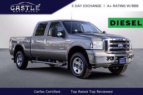 2005 Ford F-350 LOW MILES F350 Diesel 4x4 4WD Lariat Truck - cars &... for sale in Lynnwood, OR