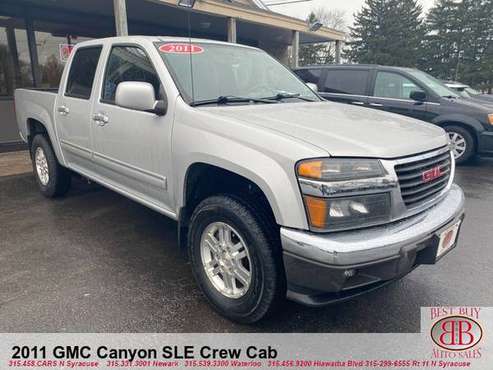 2011 GMC CANYON SLE CREW CAB 4X4! APPLY ONLINE TODAY! - cars & for sale in N SYRACUSE, NY