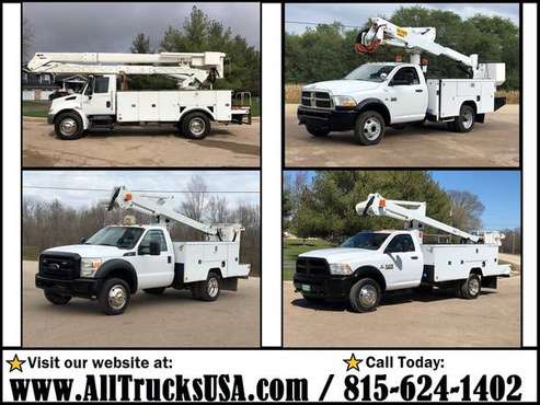 Bucket Boom Trucks FORD GMC DODGE CHEVY Altec Hi-Ranger Versalift for sale in tuscarawas co, OH