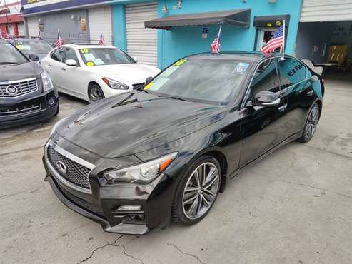 2014 INFINITI Q50 15500 CASH DEAL OR 3000 DOWN FOR - cars & trucks -... for sale in Hollywood, FL