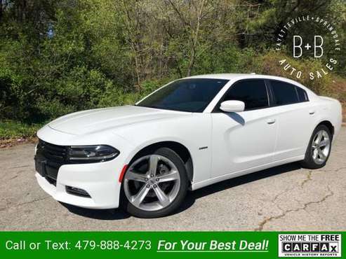 2018 Dodge Charger R/T sedan White for sale in Fayetteville, AR