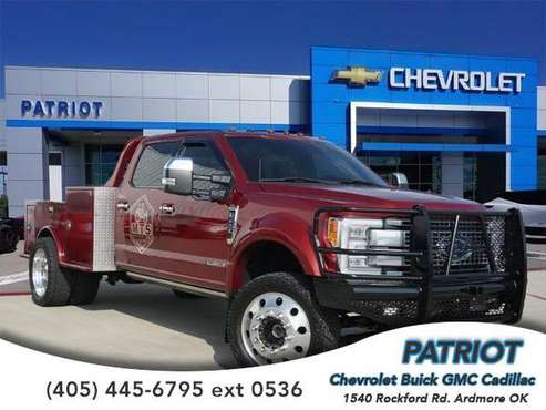 2017 Ford F-450SD Platinum - truck - cars & trucks - by dealer -... for sale in Ardmore, OK