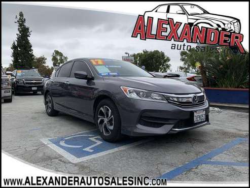 2017 *HONDA* *ACCORD* $0 DOWN! AS LOW AS 3.99 APR! CALL US📞 - cars &... for sale in Whittier, CA