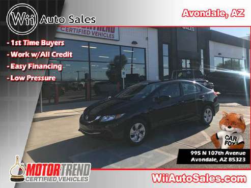 !P5905- 2015 Honda Civic LX We work with ALL CREDIT! 15 sedan - cars... for sale in Houston, AZ