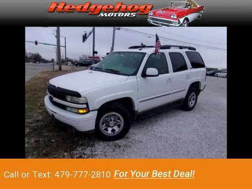 2004 Chevy Chevrolet Tahoe 4dr 1500 4WD Z71 suv White for sale in Springdale, AR