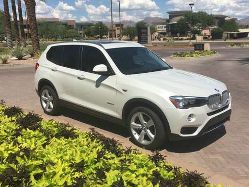 2017 BMW X3 27000 Miles Pearl White w/Saddle Leather Factory... for sale in Scottsdale, AZ