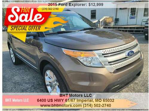 15 FORD EXPLORER - LIKE NEW - cars & trucks - by dealer - vehicle... for sale in Imperial, MO
