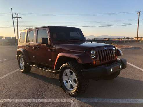 Jeep Wrangler Sahara Unlimited - cars & trucks - by owner - vehicle... for sale in El Paso, TX