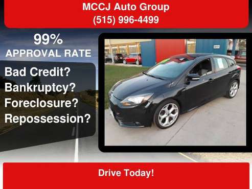 2013 Ford Focus 5dr HB ST WE GUARANTEE CREDIT APPROVAL! *LOW DOWN... for sale in Des Moines, IA
