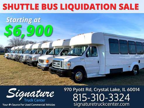 Ford Shuttle Bus Liquidation Sale - STARTING AT 6, 900! - cars & for sale in Crystal Lake, IL