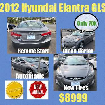 2012 Hyundai Elantra GLS Only 70k on a 2-Owner Clean Carfax for sale in Sewell, NJ