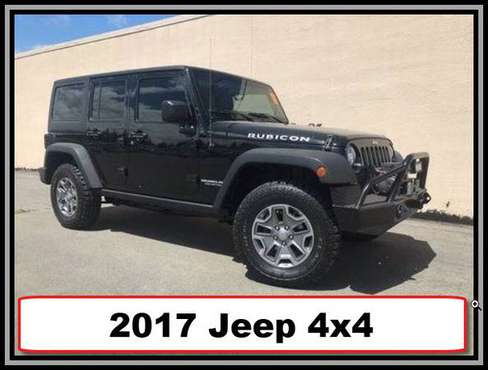 2017 Jeep Wrangler Unlimited Rubicon 4x4 - - by dealer for sale in Daly City, CA