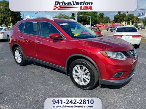 2014 *Nissan* *Rogue* *FWD 4dr SV* MAROON - cars & trucks - by... for sale in Bradenton, FL