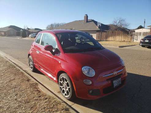 Beautiful 2012 Fiat 500 - Low Mile By Owner - cars & trucks - by... for sale in Lubbock, TX